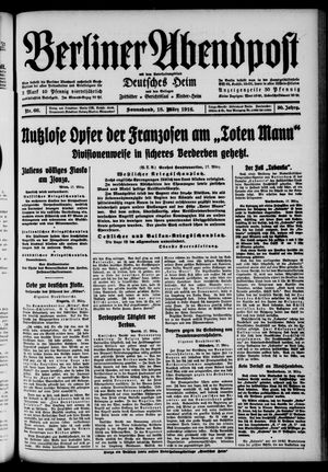 Berliner Abendpost on Mar 18, 1916