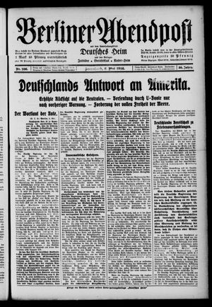Berliner Abendpost vom 06.05.1916