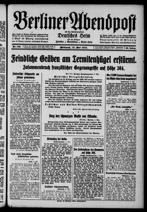 Berliner Abendpost vom 10.05.1916