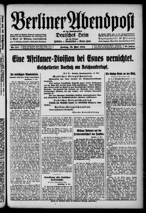 Berliner Abendpost vom 19.05.1916