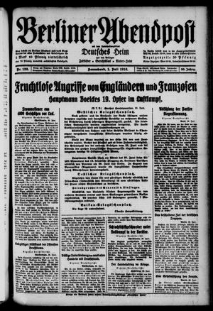 Berliner Abendpost vom 01.07.1916