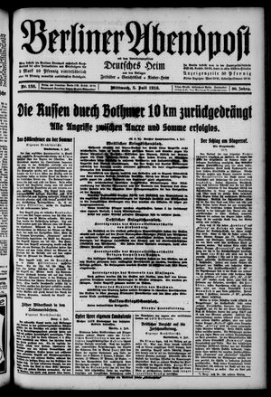 Berliner Abendpost vom 05.07.1916