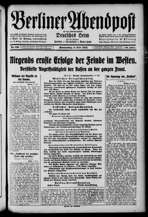 Berliner Abendpost on Jul 6, 1916