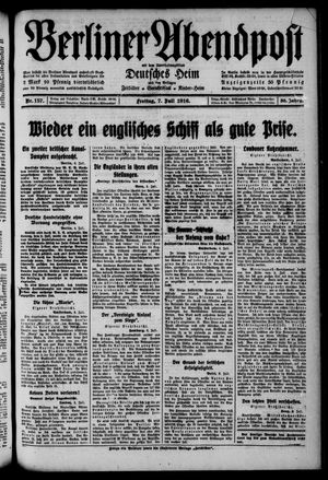 Berliner Abendpost vom 07.07.1916