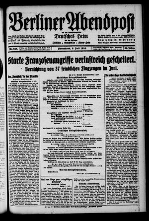 Berliner Abendpost vom 08.07.1916