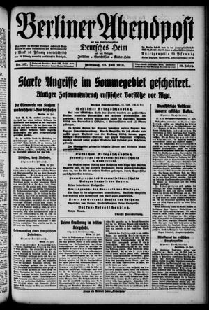 Berliner Abendpost vom 19.07.1916