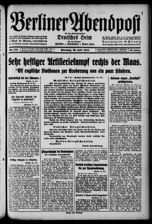 Berliner Abendpost vom 25.07.1916