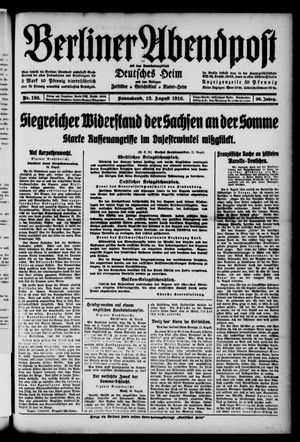 Berliner Abendpost vom 12.08.1916