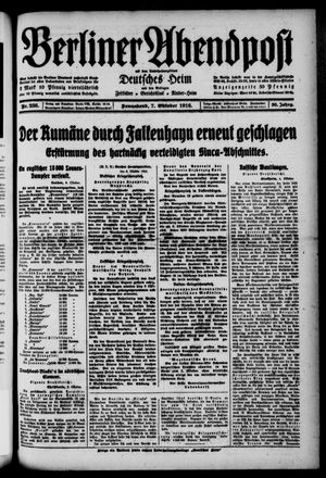 Berliner Abendpost vom 07.10.1916
