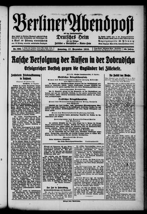 Berliner Abendpost vom 17.12.1916