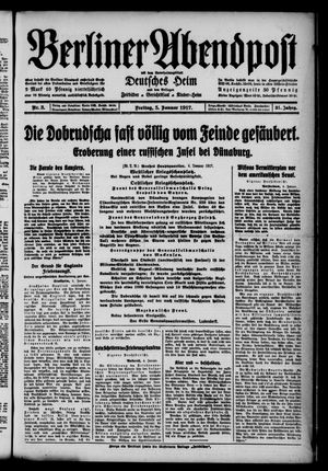 Berliner Abendpost vom 05.01.1917