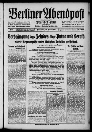 Berliner Abendpost on Jan 11, 1917