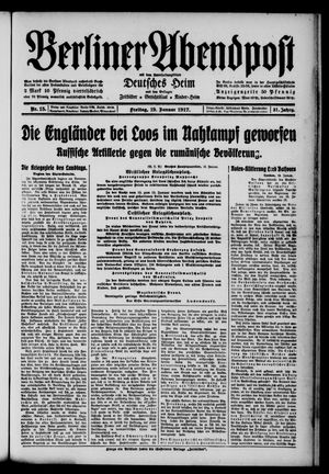 Berliner Abendpost vom 19.01.1917