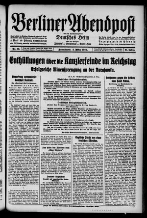 Berliner Abendpost vom 03.03.1917
