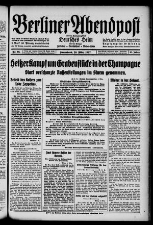 Berliner Abendpost vom 10.03.1917