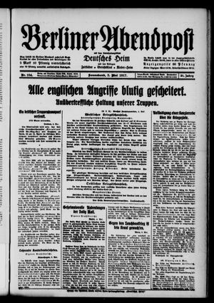 Berliner Abendpost vom 05.05.1917