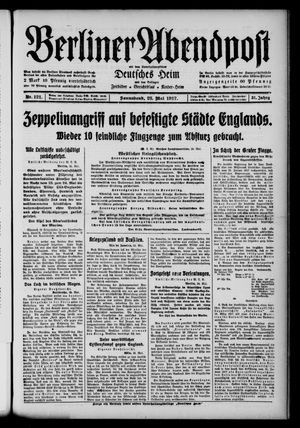 Berliner Abendpost vom 26.05.1917