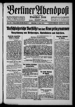 Berliner Abendpost vom 05.06.1917
