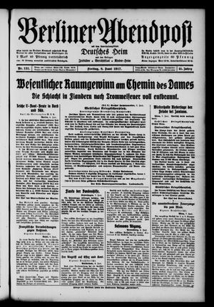 Berliner Abendpost vom 08.06.1917