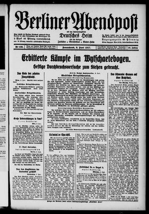 Berliner Abendpost vom 09.06.1917