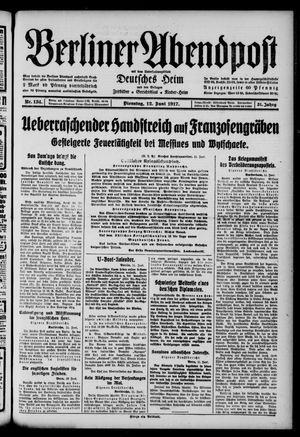 Berliner Abendpost vom 12.06.1917