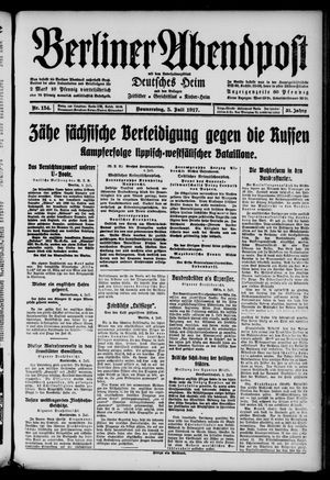 Berliner Abendpost vom 05.07.1917
