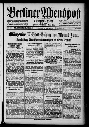 Berliner Abendpost vom 07.07.1917