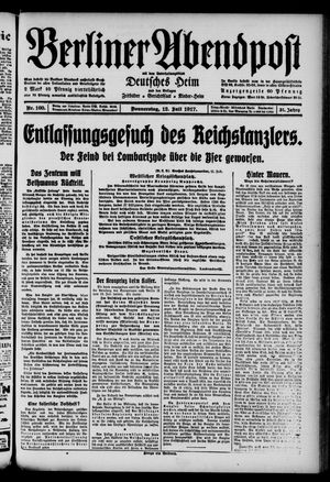 Berliner Abendpost vom 12.07.1917