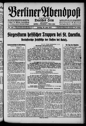 Berliner Abendpost vom 20.07.1917