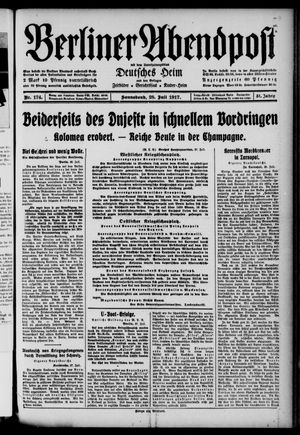 Berliner Abendpost vom 28.07.1917
