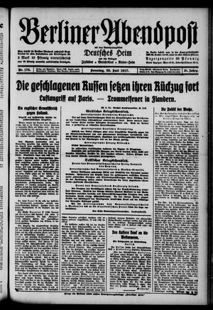 Berliner Abendpost vom 29.07.1917