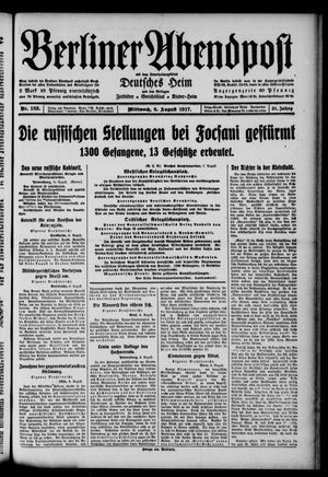 Berliner Abendpost vom 08.08.1917