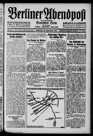 Berliner Abendpost vom 28.11.1917