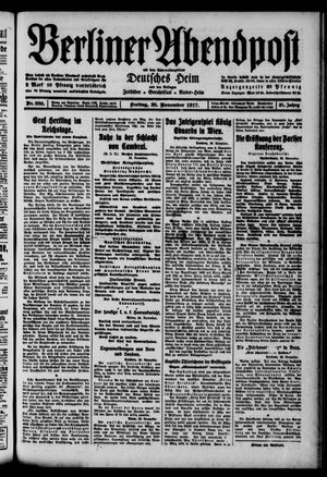 Berliner Abendpost vom 30.11.1917
