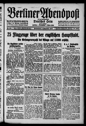 Berliner Abendpost vom 08.12.1917