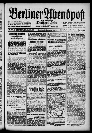 Berliner Abendpost vom 09.12.1917