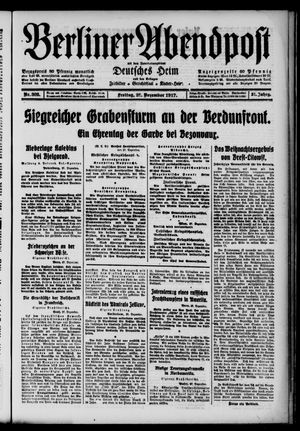 Berliner Abendpost vom 28.12.1917