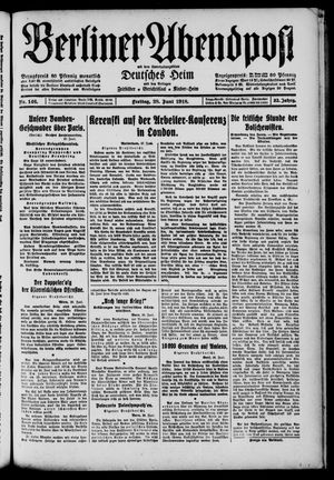 Berliner Abendpost vom 28.06.1918