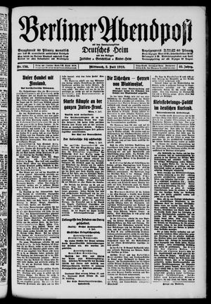 Berliner Abendpost vom 03.07.1918