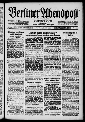 Berliner Abendpost vom 06.07.1918
