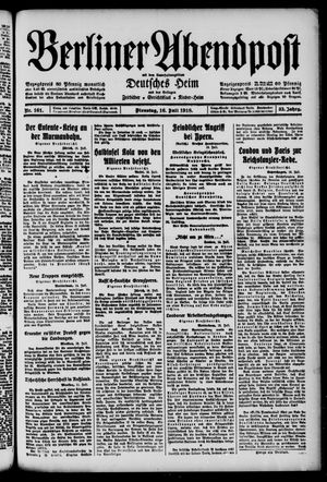Berliner Abendpost vom 16.07.1918