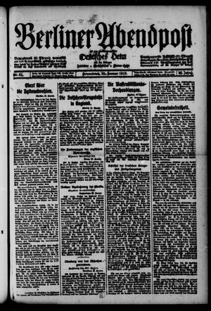 Berliner Abendpost vom 25.01.1919