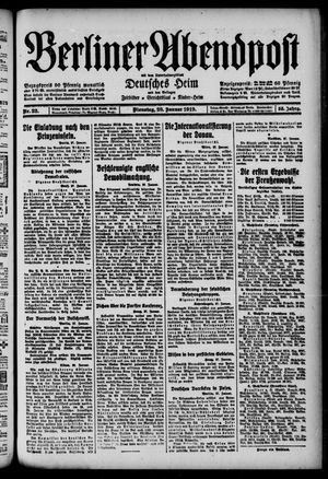 Berliner Abendpost on Jan 28, 1919