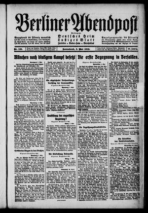 Berliner Abendpost vom 03.05.1919