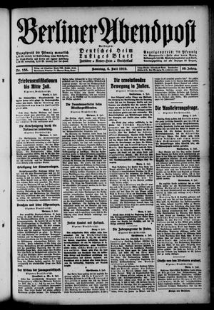 Berliner Abendpost vom 06.07.1919
