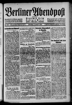 Berliner Abendpost vom 05.08.1919