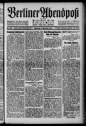 Berliner Abendpost vom 03.12.1919