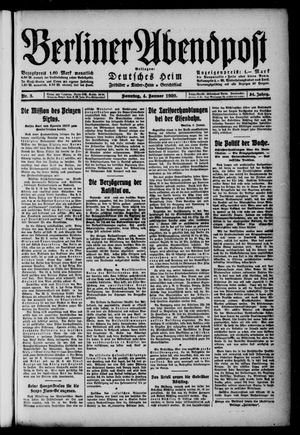 Berliner Abendpost vom 04.01.1920