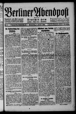 Berliner Abendpost vom 08.01.1920