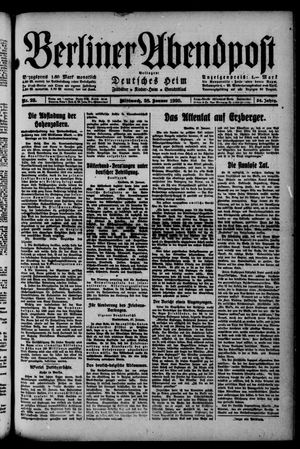 Berliner Abendpost vom 28.01.1920